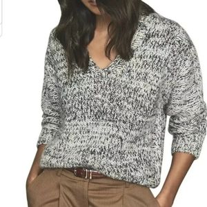 Reiss Flo V neck Sweater Wool blend Large